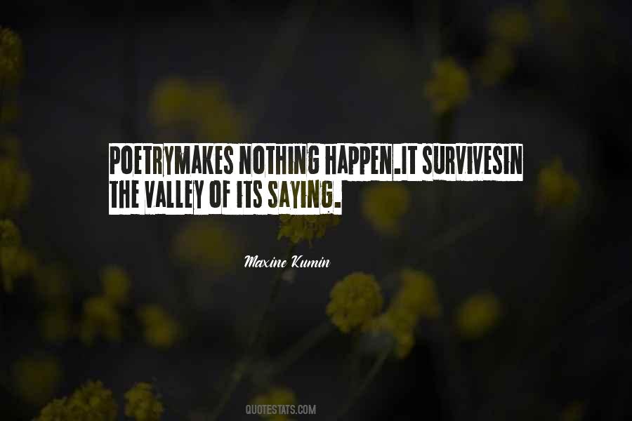 Quotes About The Valley #1415142