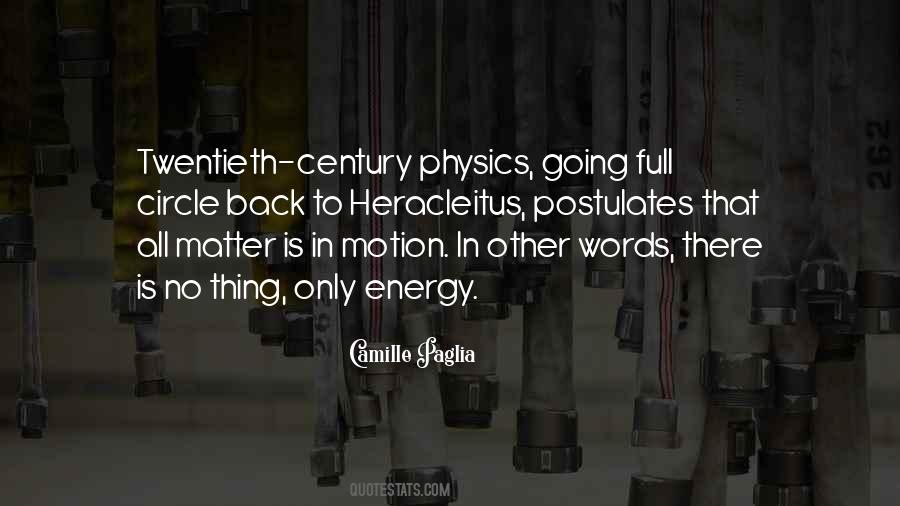 Quotes About Energy Physics #619945