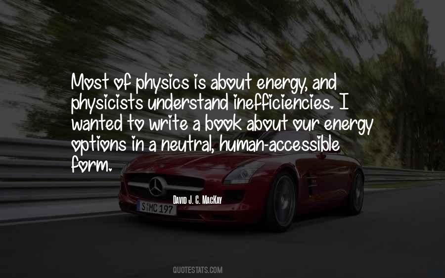 Quotes About Energy Physics #834959