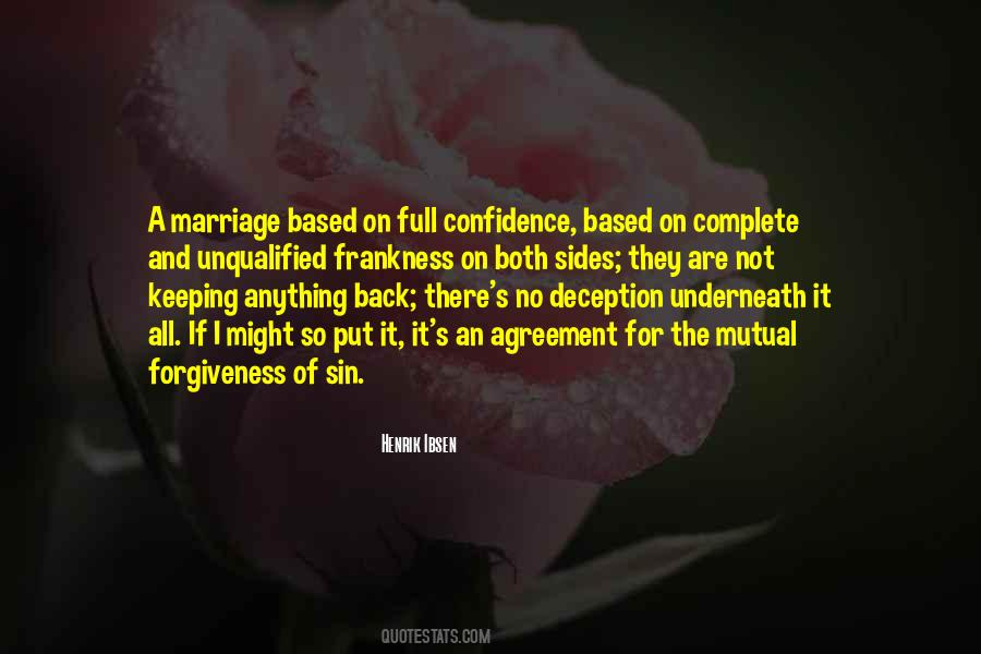 Quotes About Deception In Marriage #1378204