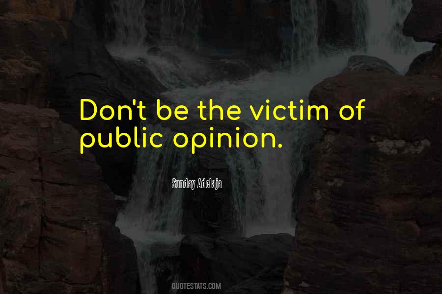 Quotes About Public Opinion #951205