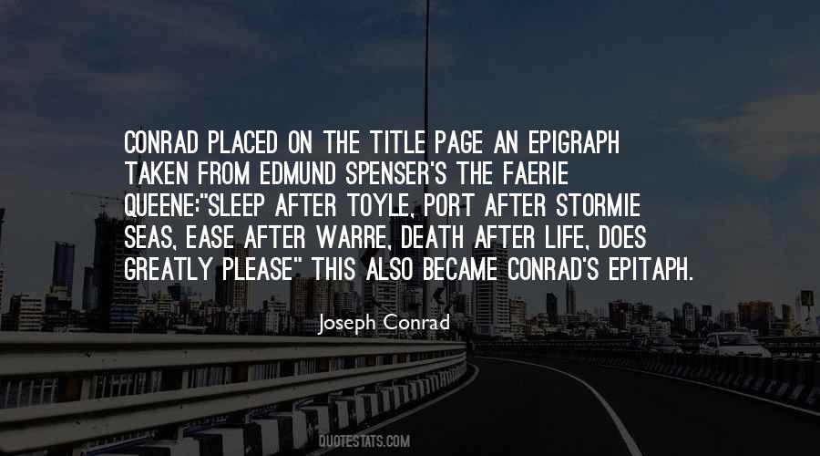 Quotes About Epitaph #34102