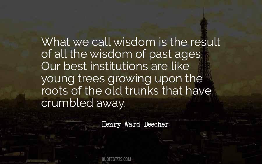 Quotes About Roots Of Trees #1407632