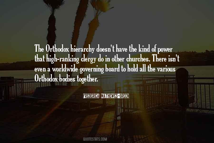 Quotes About Orthodox #1093144