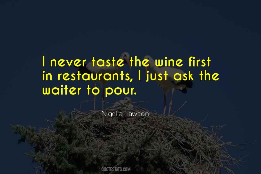 Pour Wine Quotes #711754