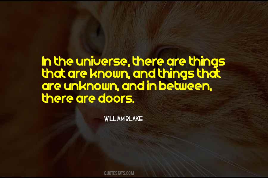 Quotes About The Unknown Universe #459545