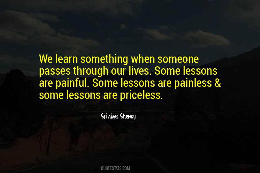 Learn Lessons Quotes #123798