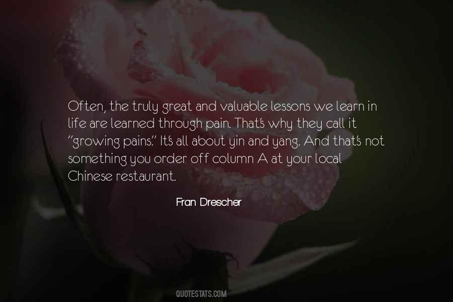 Learn Lessons Quotes #226991