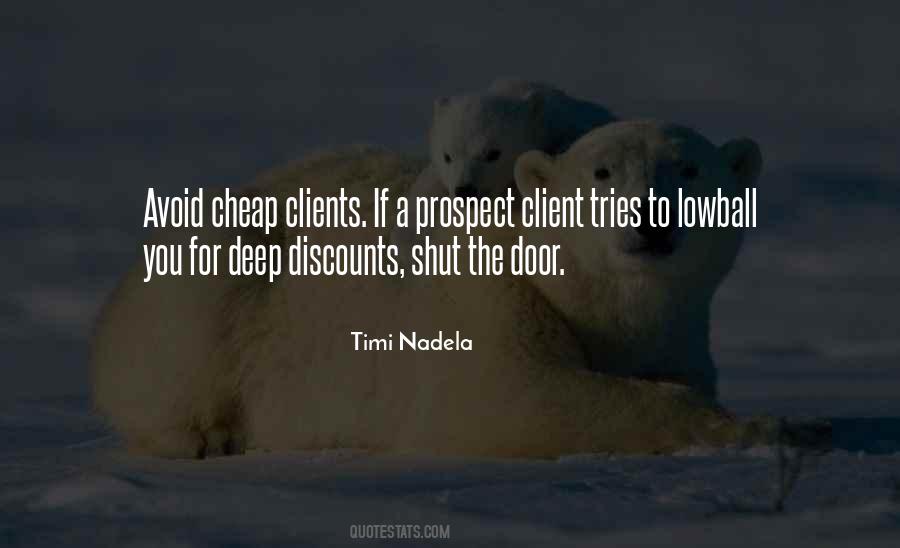 Quotes About Discounts #989403