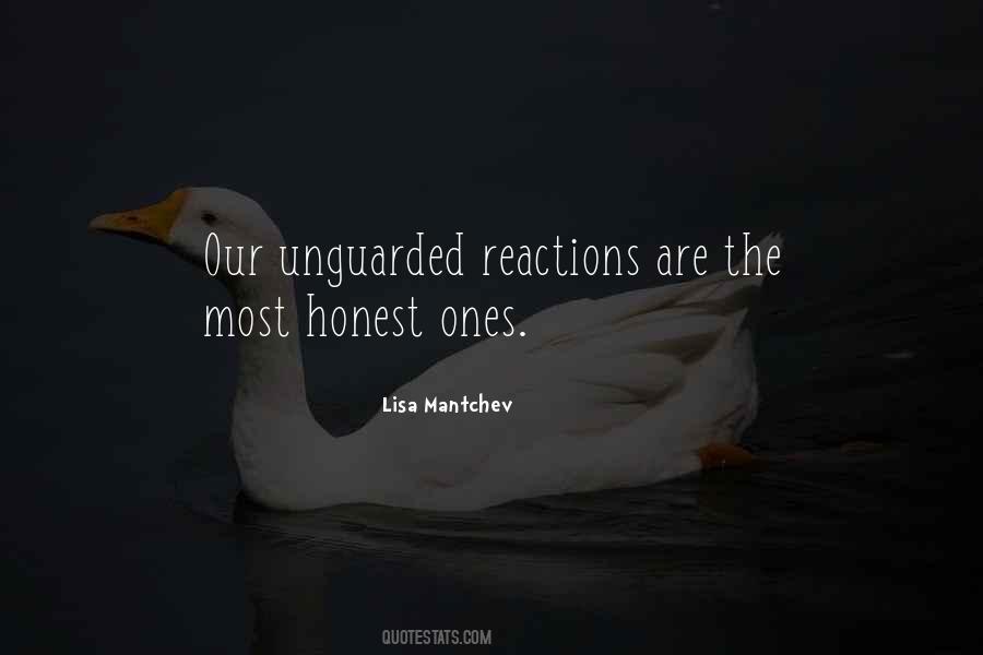 Our Reactions Quotes #1107654