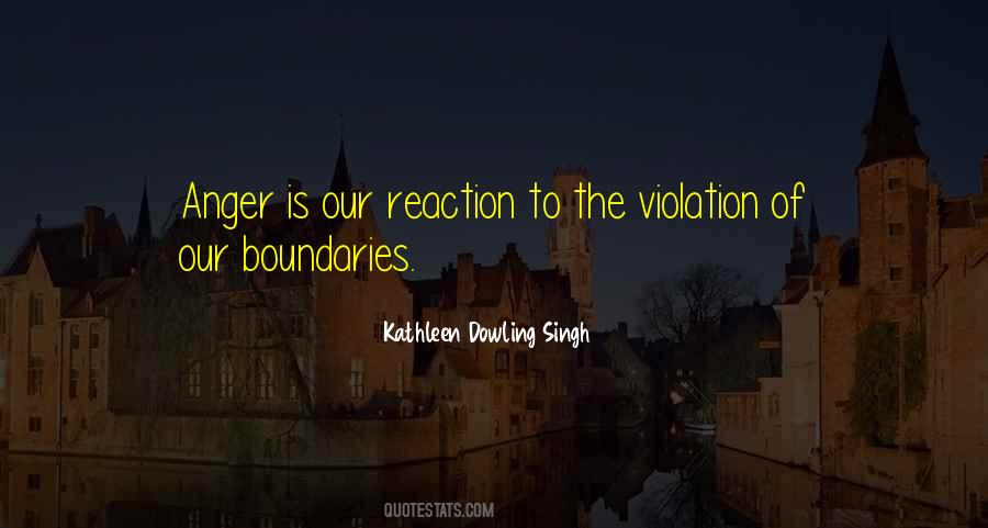 Our Reactions Quotes #38401