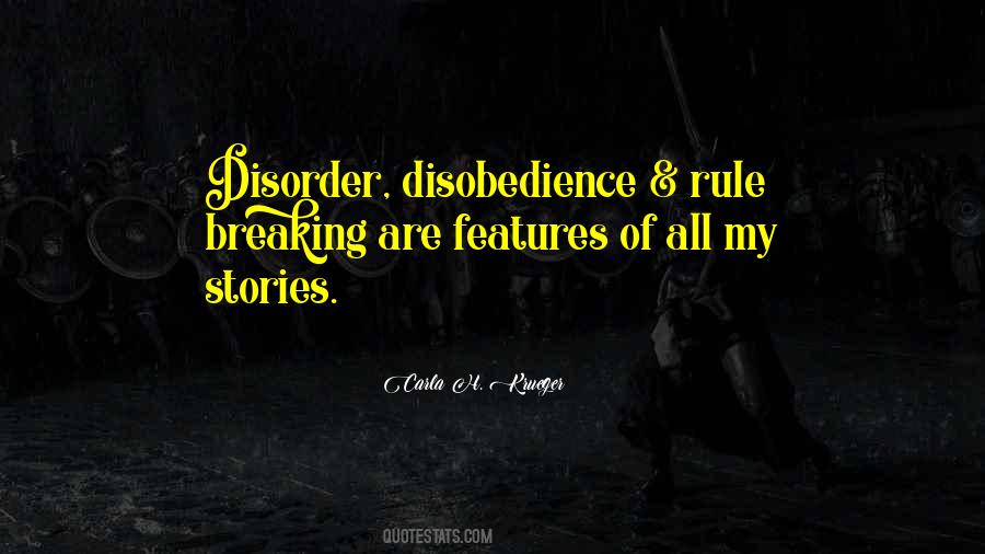 Quotes About Disorder #1405557