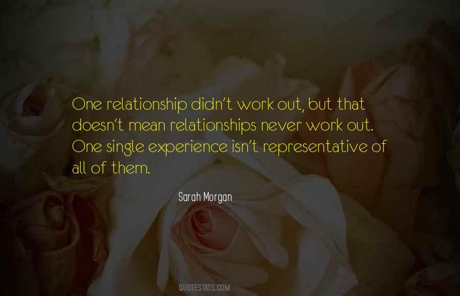 Quotes About Relationships That Didn't Work #888927