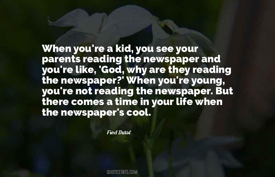 Quotes About Newspaper Reading #290743