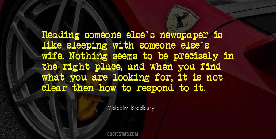 Quotes About Newspaper Reading #303950