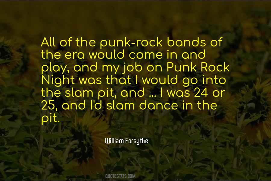 Quotes About Rock Bands #42104