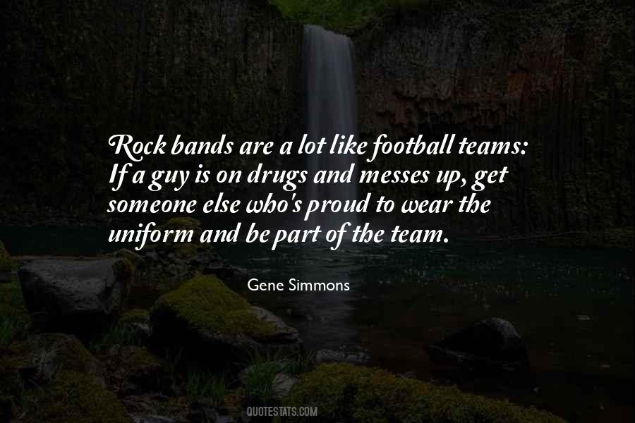 Quotes About Rock Bands #432773