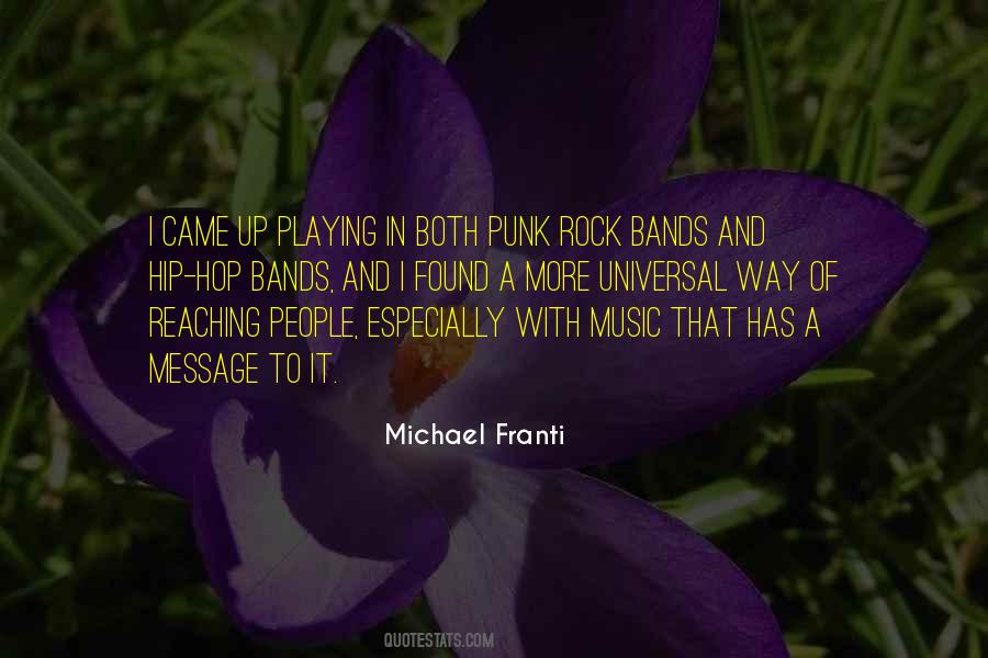 Quotes About Rock Bands #502602