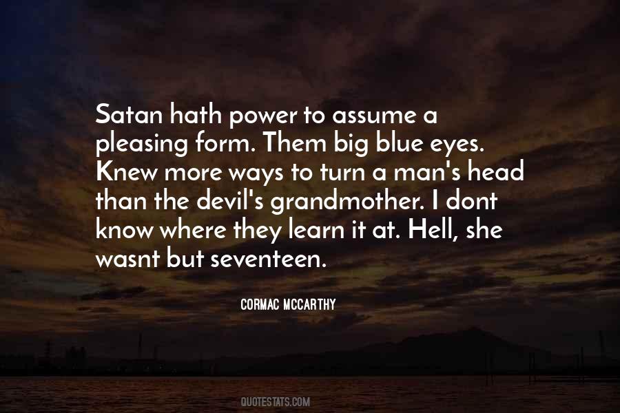 Quotes About Big Blue Eyes #1182776