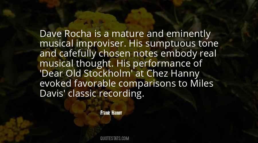 Quotes About Musical Performance #718809