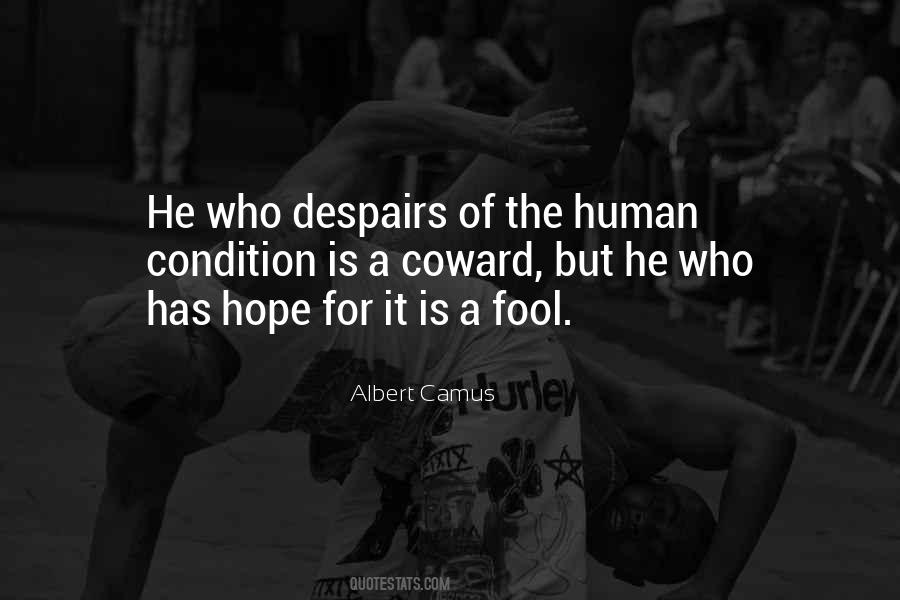 Quotes About Fool's Hope #104977