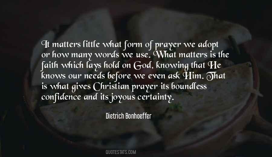 Quotes About Faith And Confidence #226753