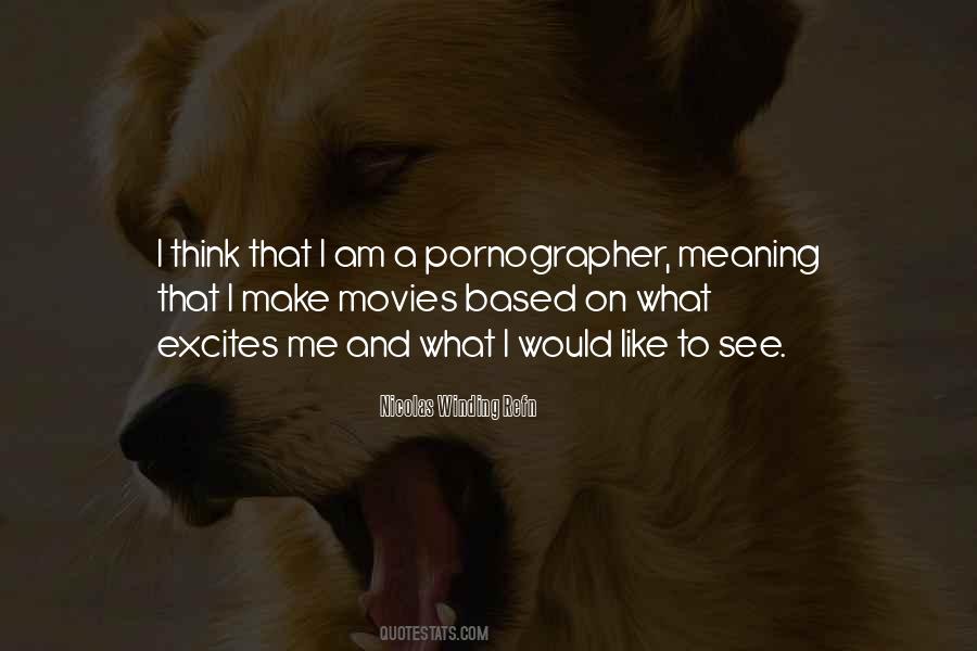 Quotes About Pornographer #721671