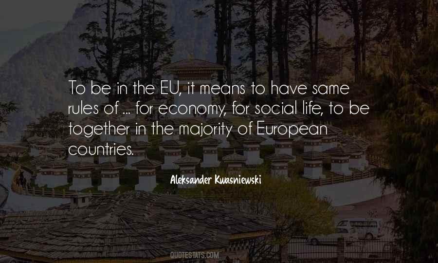 Quotes About European Economy #1045704