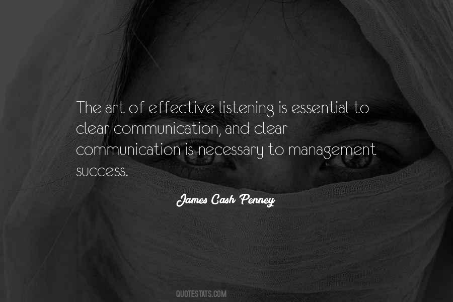 Quotes About Clear Communication #1075746