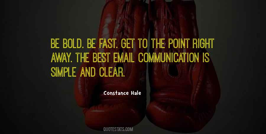 Quotes About Clear Communication #192881