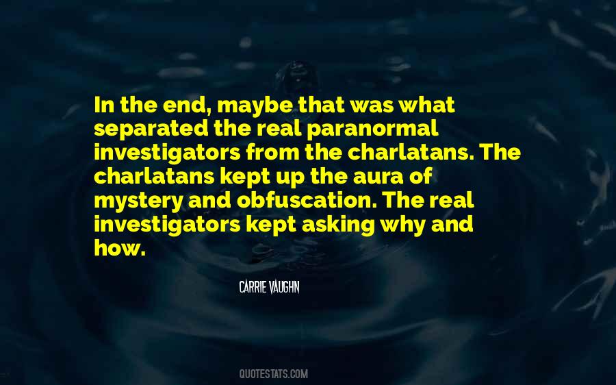 Paranormal Mystery Quotes #1100443