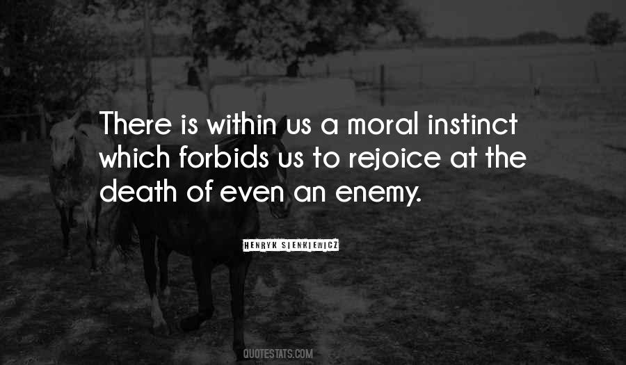 Death Of An Enemy Quotes #1810655