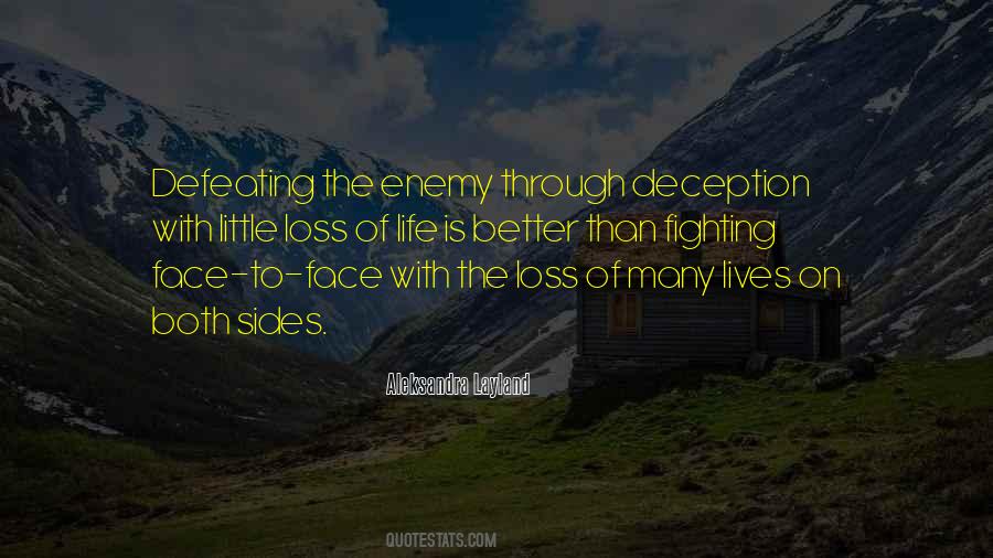 Death Of An Enemy Quotes #31180