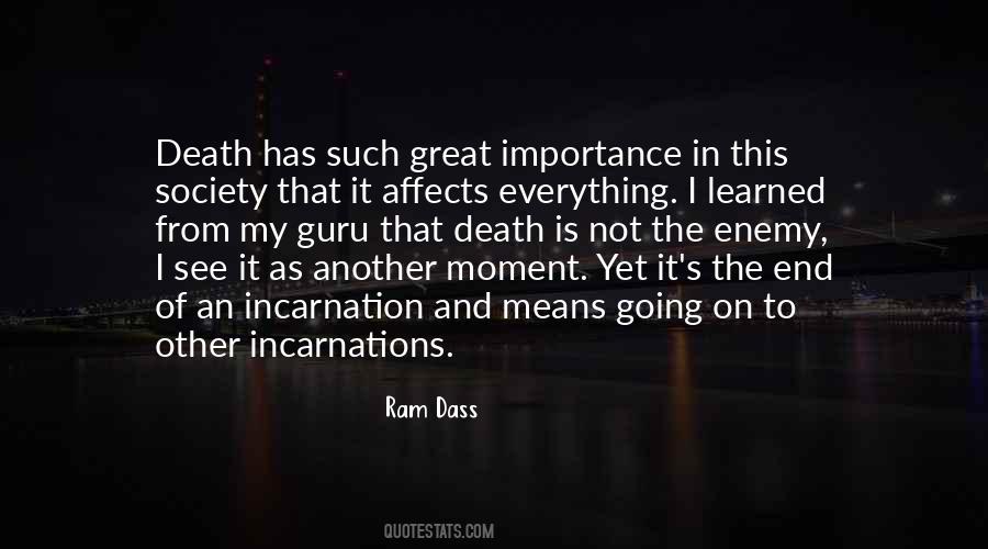 Death Of An Enemy Quotes #417085