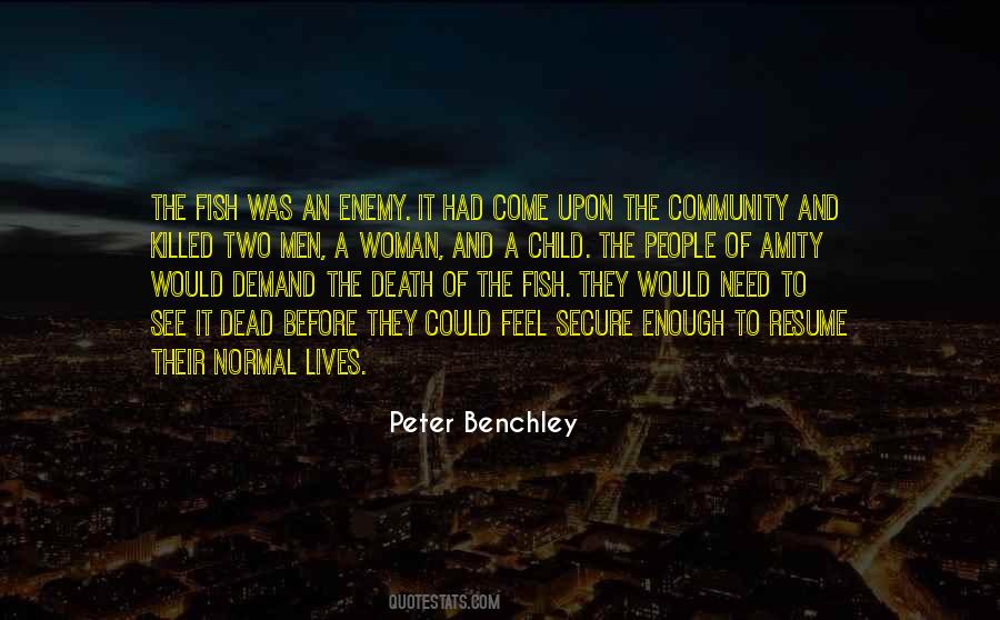 Death Of An Enemy Quotes #447654