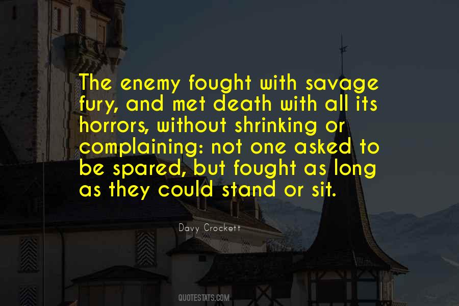 Death Of An Enemy Quotes #491762