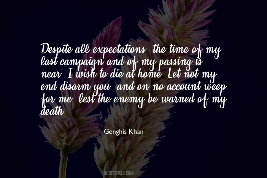 Death Of An Enemy Quotes #527951