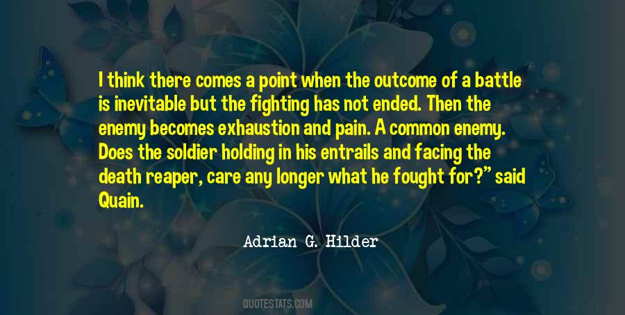 Death Of An Enemy Quotes #537300