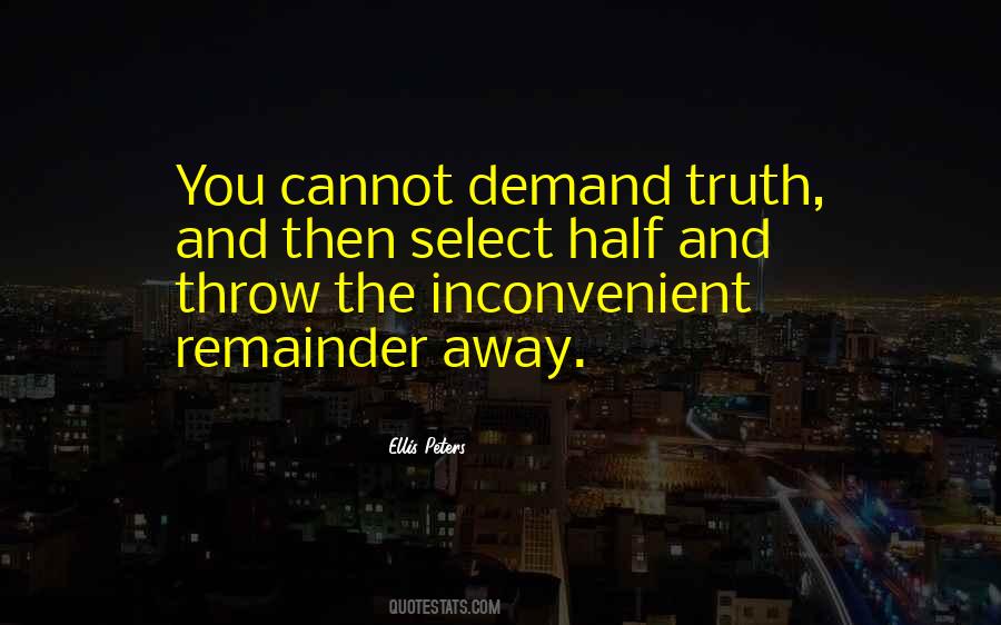 Quotes About Inconvenient Truth #63774