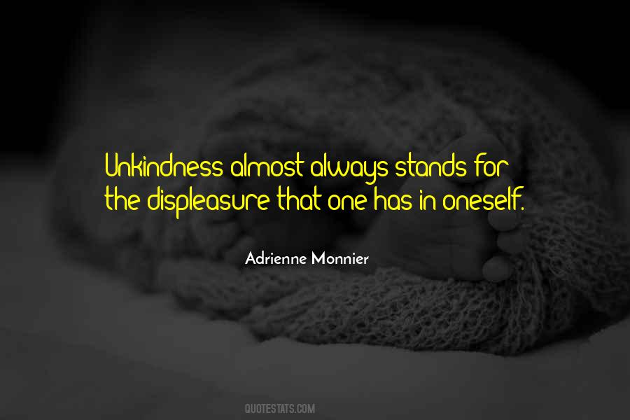 Quotes About Unkindness #1362751