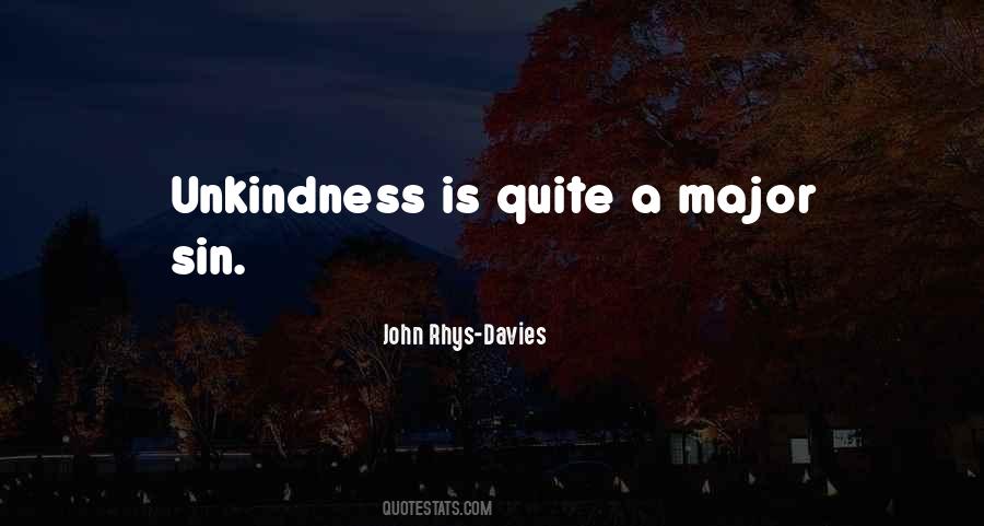 Quotes About Unkindness #692284