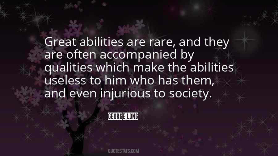 Great Qualities Quotes #1121720