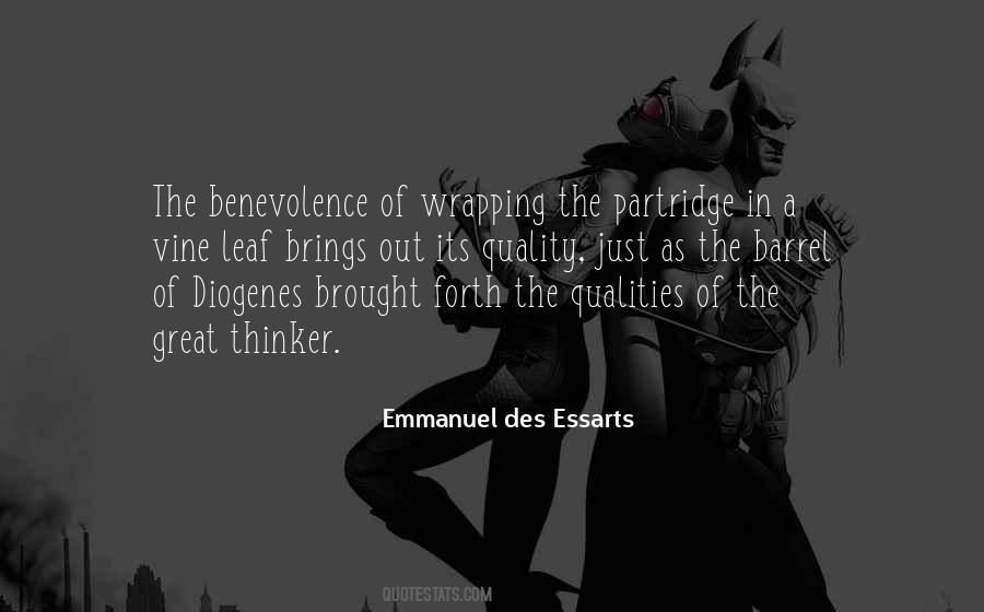 Great Qualities Quotes #1513954