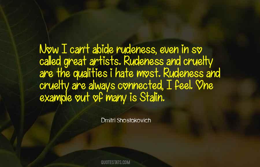 Great Qualities Quotes #325283