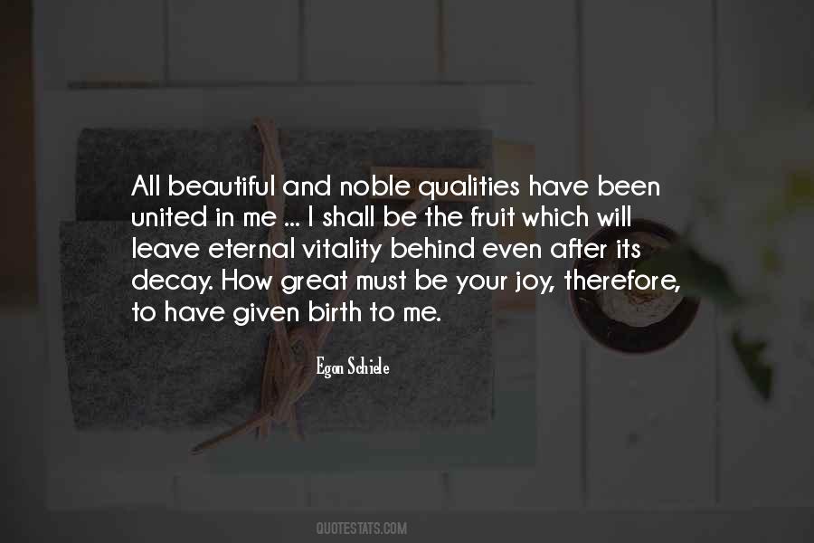 Great Qualities Quotes #438960