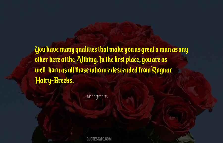 Great Qualities Quotes #525051