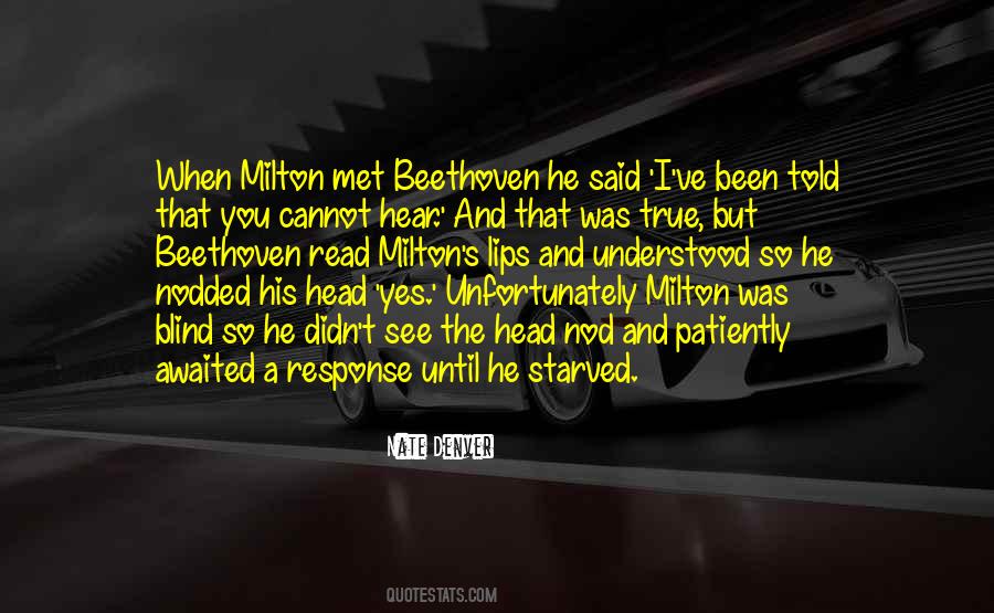 Quotes About Milton #1706254