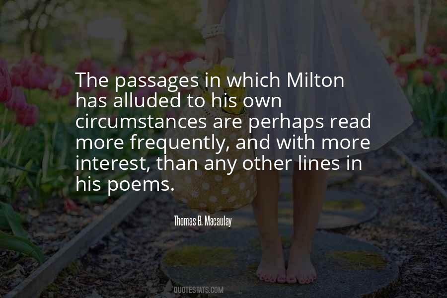 Quotes About Milton #945379