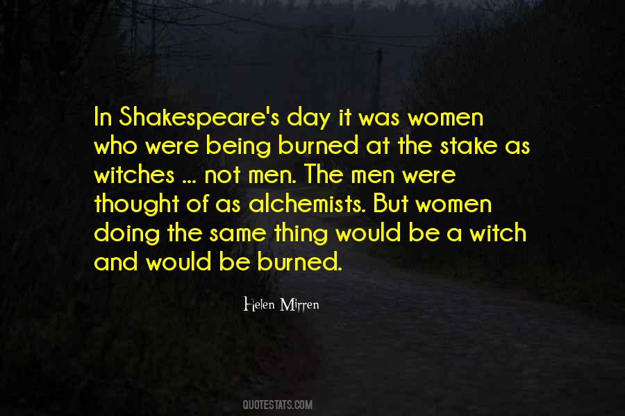 Being Burned At The Stake Quotes #167532