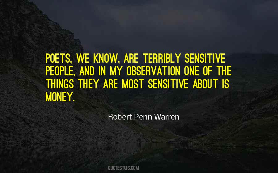 Most Sensitive People Quotes #12877